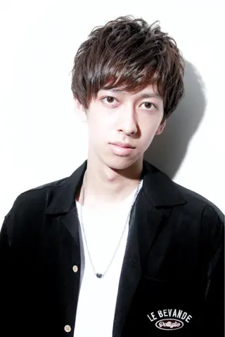 ショート カラー メンズ 髪質改善/イルミナ/ 城崎のヘアスタイル