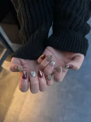 ネイル GRANDE大須 Cecil💜のネイルデザイン