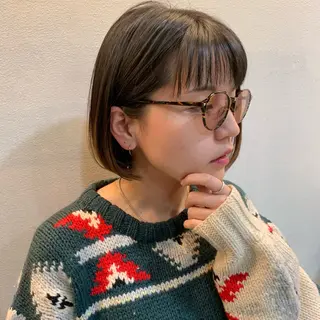 ショート カラー 甲斐 司のヘアスタイル