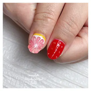 ミディアム ネイル 👑enen style👑のネイルデザイン