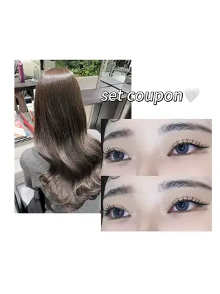 カラー 韓国風カラー🩶/ ヘアセット🎀/夏凜のヘアスタイル