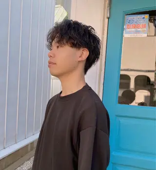 ショート パーマ メンズ flui hair所属・ショート✨美髪矯正✨ wasaiのヘアスタイル