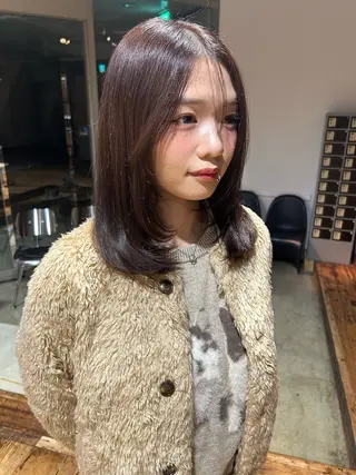 ミディアム coohair トミクラモエのヘアスタイル