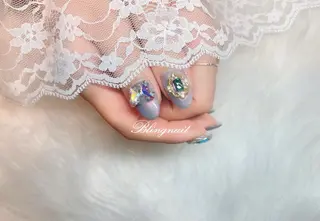 ネイル 23時まで❤︎韓国、 ワンホンネイルのネイルデザイン