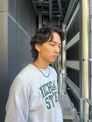 パーマ メンズ ⚜️メンズ特化 ひかる⚜️のヘアスタイル