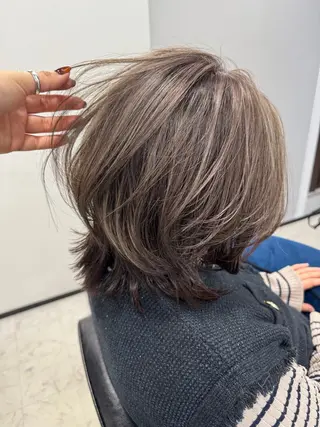 ミディアム カラー ヒラガカナ▼ ECLAT HAIRのヘアスタイル