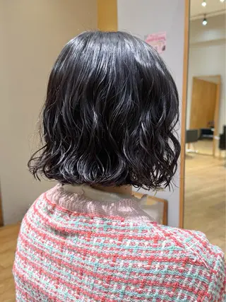ショート パーマ 大橋 芽衣のヘアスタイル