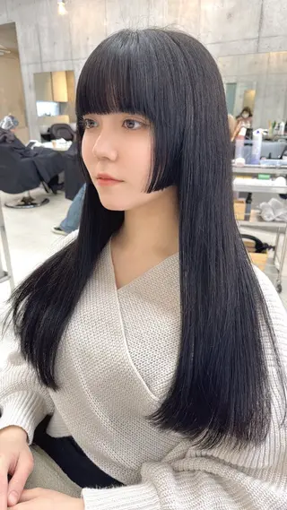 ロング Clore所属・うる艶ヘア♡韓国好き 透明感　shotaのヘアスタイル
