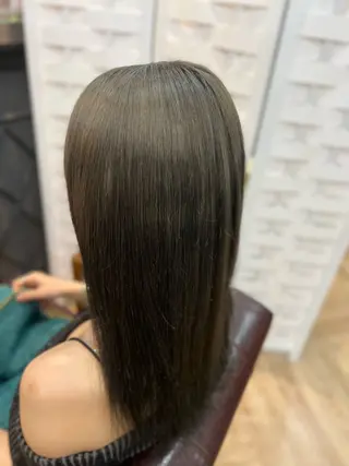 ロング カラー 河内 大慎のヘアスタイル