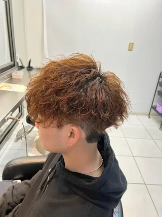 ショート パーマ メンズ パーマ特化美容師 茂木広幸のヘアスタイル