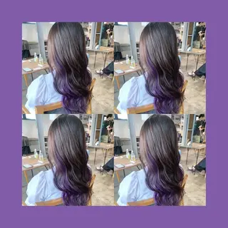 ミディアム カラー ✨艶ブリーチカラー ✨四ノ宮裕己のヘアスタイル