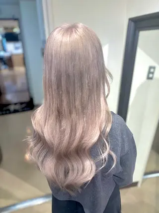 ロング アンククロス横浜関内店所属・ブリーチカラーカット /miinaのヘアスタイル