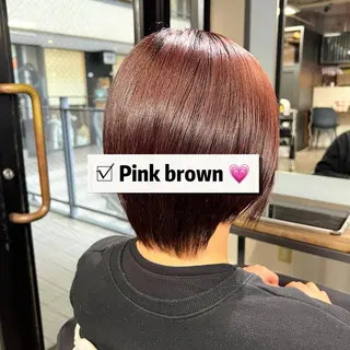 ショート カラー 💘 艶モテ/丁寧 カット💘rina.のヘアスタイル