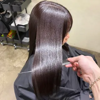 セミロング カラー 🌈髪質改善💕 縮毛矯正✨青木まで✨のヘアスタイル