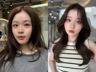 ロング カラー ブリなしWカラー✨️ 髪質改善【タケル】のヘアスタイル