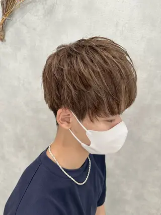 ショート カラー ヘアアレンジ メンズ hiar make ROSEL所属・ROSEL末吉 海渡のヘアスタイル