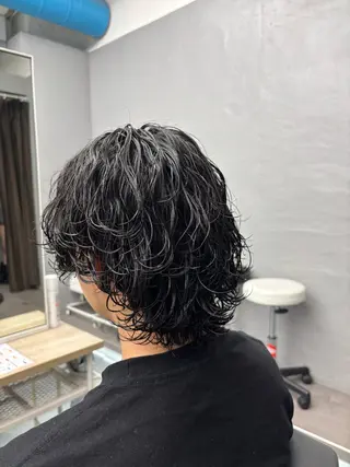 パーマ メンズ メンズパーマ/韓国 ヘア/Mino🤍のヘアスタイル