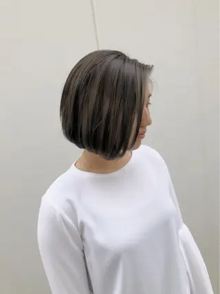 ショート カラー ノグチ ユウキ/ボブのヘアスタイル