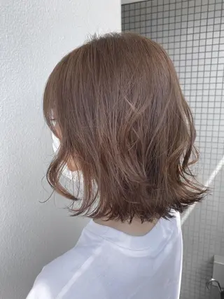 セミロング カラー Fbeauty所属・ブリーチ koheiのヘアスタイル