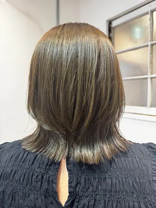 ミディアム カラー 矢場町/ダブルカラー /レイヤー/アリサのヘアスタイル