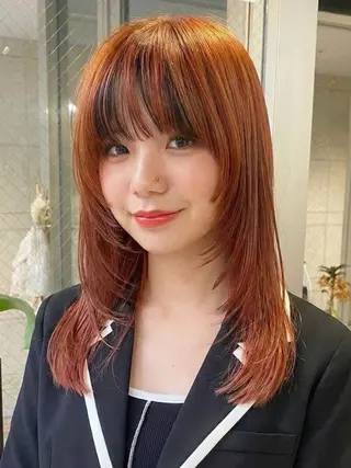 ロング カラー ☁️透明感カラー× レイヤー ☁️ノアのヘアスタイル