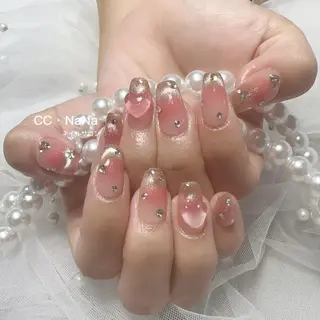 ネイル CC  NaNa ワンホンネイル🌙Nのネイルデザイン