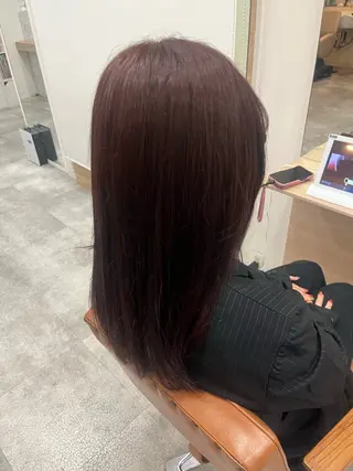 セミロング カット/パーマ/カラ ー清本耕介のヘアスタイル