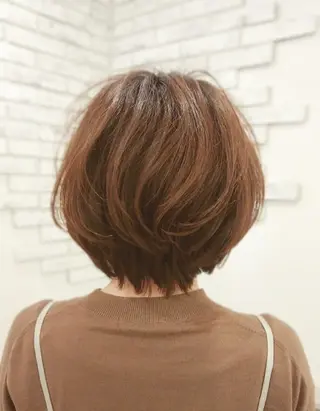 ショート パーマ カラー 菅原 綾のヘアスタイル