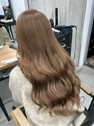 ロング カラー RYOSUKE ハイトーンのヘアスタイル