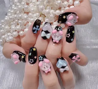 ネイル 🎀鈴音🎀 ワンホンネイルのネイルデザイン