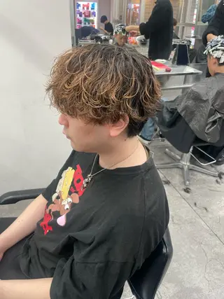 パーマ メンズ 町田エリアＮｏ．１/ パーマ特化/太田京希のヘアスタイル