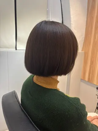 ショート ✨津田佐功/兵庫三宮 /カラー/縮毛矯正✨のヘアスタイル