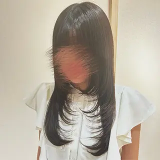 ロング レイヤー/艶髪カラー 🌷油科あい🌷のヘアスタイル