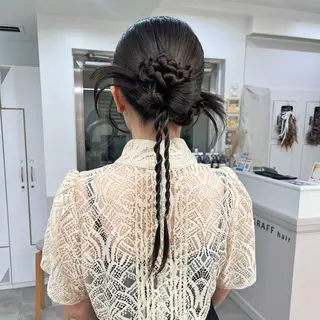 ヘアアレンジ マミ☁️ヘアセット /お呼ばれヘア/銀座のヘアスタイル