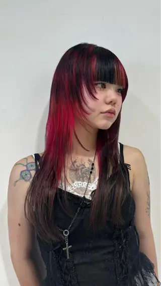 ロング カラー ユリナ /Chlori淡路店のヘアスタイル