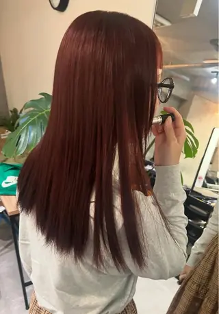 カラー 韓国レイヤー/ ボブ/ EMIRIのヘアスタイル