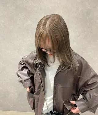 ロング カラー つちくら あみのヘアスタイル