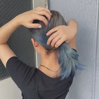 ミディアム 艶•透明感カラー フィーシーのヘアスタイル