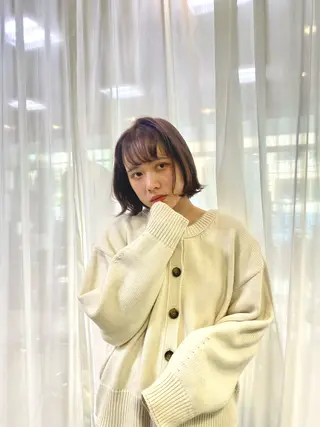 ショート カラー emu天文館店所属・emu🤍𐙚 Miyuのヘアスタイル