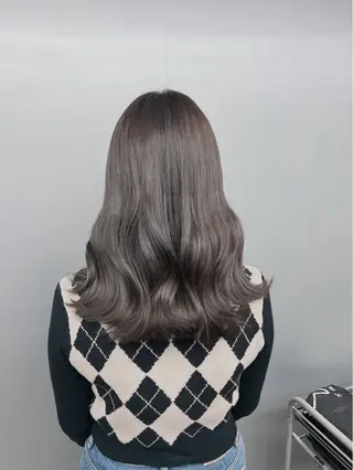 ミディアム ベージュ/グレージュ 🧸あやか/表参道のヘアスタイル