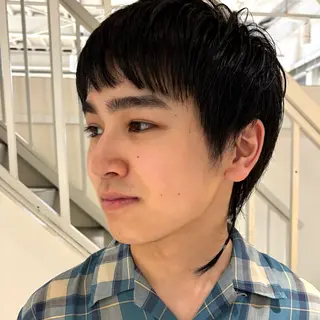 ショート カラー メンズ 林 咲弥那のヘアスタイル