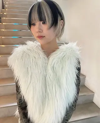 ショート ハイトーン/レイヤー /senaのヘアスタイル