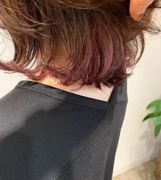 ミディアム 田中 亜沙美のヘアスタイル