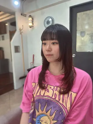 ロング スパイキー/ ピンパーマ/緑川雄也のヘアスタイル