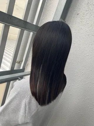 ロング カラー 後藤紗英/髪質改善 /オリーブベージュのヘアスタイル