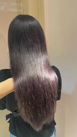 ロング マホ/日吉/髪質改善 /レイヤー/ガーリーのヘアスタイル