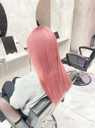 セミロング 🦋ハイトーン🦋 石山 希理🦋のヘアスタイル