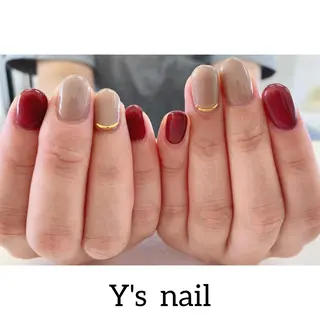 ネイル 手書きが得意🖌️ Y’s  nailのネイルデザイン