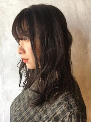 ミディアム カラー パーマ 込山 瑞帆のその他イメージ