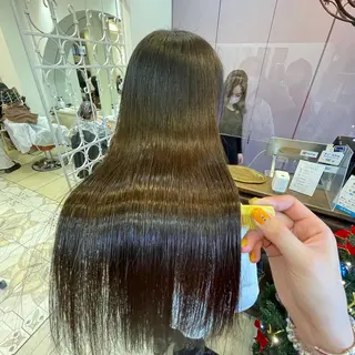 ロング カラー ＼脱・うねり& 広がり／gite菊のヘアスタイル